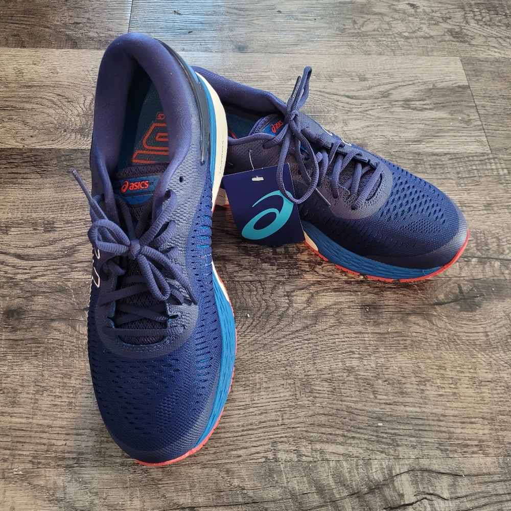 Men's Asics Kayano 25 blue and red 9.5